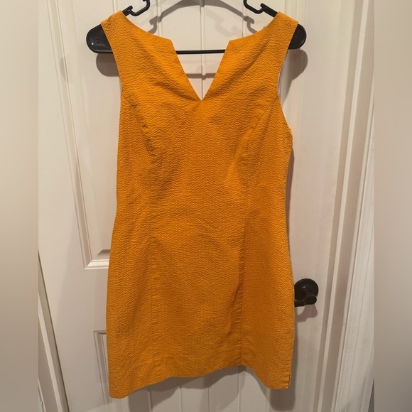 ORANGE Lauren James seersucker Landry Dress - Picture 7 of 8